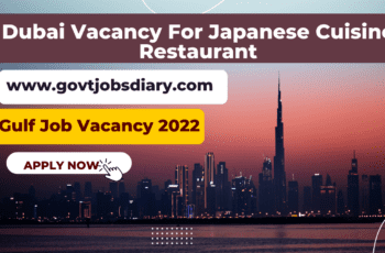 Dubai Vacancy For Japanese Cuisine Restaurant