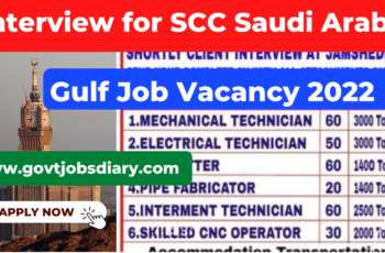 Interview for SCC Saudi Arabia