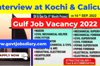 gulf job Interview at Kochi Calicut