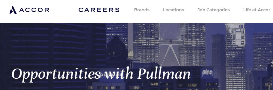 Pullman Hotels and Resorts Careers