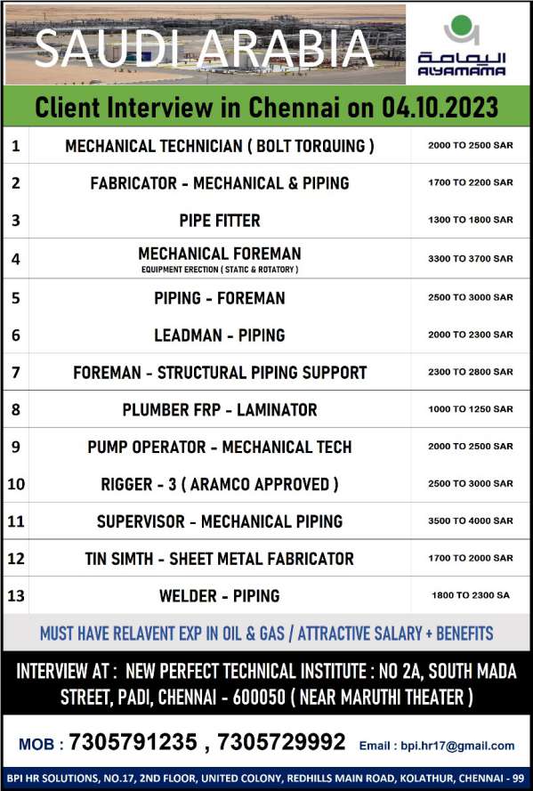 Saudi-Arabia-job-vacancy-Alyamama-Company